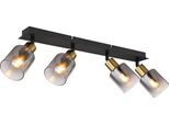 Globo Lighting|Faro In Metallo Nero Opaco, 4X E14