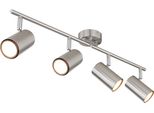 Globo Lighting|Faro In Metallo Nichel Opaco, 4X GU10