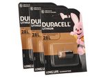 3X Batteria Fotografica Duracell PX28 Al Litio 6V 150Mah (3X 1 Blister)