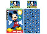 Disney Mickey Mouse Bambino / Bambino Oh Boy Biancheria Da Letto Linon / Renforcé