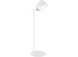 Globo Lighting Lampada Da Tavolo In Metallo Bianco Opaco, Led