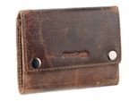 Greenland Nature Pelle Portafoglio Montana Rfid Wallet With Chain Brown Marrone