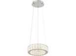 Globo Lighting|Lampada A Sospensione In Metallo Cromato, Led