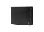 Esquire Pelle Portafoglio Harry Rfid Wallet Quer Black Nero
