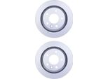 2 Dischi Freno Posteriori Hella Per Vw California T5 Camper