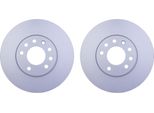2 Dischi Freno Anteriori Hella Per Cadillac Chevrolet Fiat Holden Opel Saab