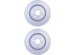 2X Hella 8DD 355 125-131 Disco Freno, Asse Anteriore