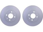 2 Dischi Freno Anteriori Hella Per Renault Laguna I