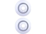 2 Dischi Freno Posteriori Hella Per Audi Cupra Seat Skoda Vw A3