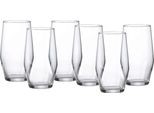 Ritzenhoff & Breker Longdrinkglas Salsa 6Er Set, Becher, Glas, Klar, 370 Ml, 811292