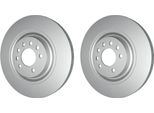 2X Hella 8DD 355 132-761 Disco Freno Asse Anteriore