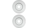 2X Hella 8DD 355 131-921 Disco Freno, Asse Anteriore