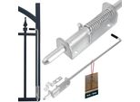 Kotarbau® Bullone A Molla 80 Cm Catenaccio Catenaccio Per Cancello Catenaccio Per Serratura Catenaccio In Acciaio Zincato Porta Catenaccio Per Porta Cursore Per Cancello Cursore Per Cancello Cursore Per Pavimento Cancello Sezionale