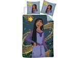 Disney Wish Asha Biancheria Da Letto Reversibile 2 Pezzi 135 X 200 Cm 100% Cotone