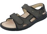 Finn Comfort Wanaka-Soft Sandalo Da Donna, Grigio/Nero, Pelle, Classic - Marca Finn Comfort, Grigio, Pelle (Imp./Buggy)