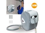 Jopassy 20M Avvolgitubo Aria Compressa 1/4" Tubo Di Collegamento Avvolgitubo A Parete Portagomma Avvolgitubo Automatico Aria Compressa Avvolgitubo Tubo D'aria"