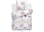 Hnl Biancheria Da Letto In Cotone Fiori Merano Colorati 135X200 Cm + 80X80 Cm