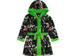 Minecraft - Vestaglia Da Bagno Per Ragazzi NS7041 (146-152) (Nero/Verde/Grigio)