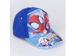 Berretto Estivo Spiderman - Berretto Per Bambini Con Stampa E Protezione Uv Blu