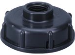 Inf Connettore Per Tubo Da Giardino Ibc S60X6 1/2 Pollice, 3/4 Pollice, Filettatura 1 Pollice Nero 24 Mm