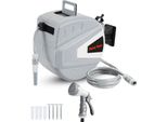 Jopassy Avvolgitubo 30M Avvolgitubo Aria Compressa Avvolgitubo Automatico 8 Bar Connessione Multifunzionale Pistola A Spruzzo D'acqua Tubo Aria Compressa Parete Portagomma