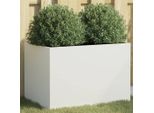 Maison Exclusive - Vaso Da Fiori Bianco 62X40X39 Cm In Acciaio