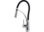 Rubinetto Cucina Rubinetto Miscelatore Rubinetto Doccia Vena Flessibile Cromo 10722