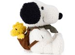 Bon Ton Toys Snoopy Con Woodstock In Uno Zaino - 20 Cm - Peluche Dei Peanuts