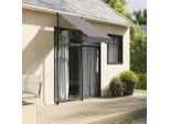 Maison Exclusive - Tenda Da Sole Retrattile Antracite 100X150 Cm Tessuto E Acciaio