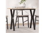 Maison Exclusive - Tavolo Da Pranzo Telaio A Y 100X50X75 Cm Legno Pino E Acciaio