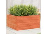 Maison Exclusive - Fioriera Giardino Marrone Cera 90X90X46 Cm Legno Massello Pino