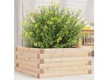 Maison Exclusive - Vaso Da Fiori 50X50X23 Cm In Legno Massello Di Pino