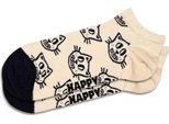 Happy Socks Cat Calzini Corti Beige Eu 36-40 Uomo Beige Eu 36-40