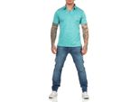 T-Shirt Polo Da Uomo Polo A Manica Corta, Verde Menta/L/52