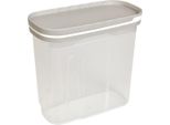 Michelino Vaso Di Stoccaggio Vaso Di Stoccaggio Contenitore Di Stoccaggio Beige 1800 Ml