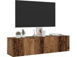 Maison Exclusive - Mobile Tv Effetto Legno Antico 120X30X30 Cm Materiale Ligneo
