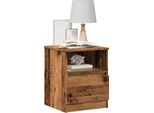 Maison Exclusive - Comodini 2 Pz. Effetto Legno Antico 40X40X50 Cm Materiale Ligneo