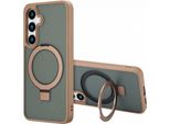 Samsung Galaxy S24 Cover - Plastica - Custodia Rigida/Copertura Posteriore Accezz - Marrone