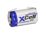 Xcell Fotobatteria CR2 Al Litio 3V / 850Mah Etichetta A Saldare A U