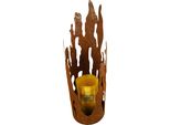 Bellissima Fiamma Di Lanterna - Altezza Circa 40 Cm