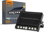 Lampada Solare Videx Led Con Sensore Crepuscolare E Rilevatore Di Movimento, Proiettore, 2 Ah, 600 Lm