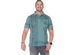 Herren Poloshirt Sommer Polo-Hemd Kurzarm, Petrol/M/48