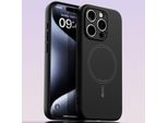 Custodia Magnetica Per Iphone 14 Pro, Compatibile Con Magsafe, In Silicone Liquido, Resistente Agli Urti E Ai Graffi Nero