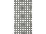 Berilo | Tappetino Da Bagno - Tappeto Da Bagno - 68 X 36 Cm - Grigio - Antiscivolo - Tappetino Per Doccia