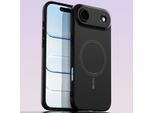 Custodia Magnetica Per Iphone Air, Compatibile Con Magsafe, In Silicone Liquido, Resistente Agli Urti E Ai Graffi Nero