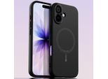 Custodia Magnetica Per Iphone 17, Compatibile Con Magsafe, In Silicone Liquido, Resistente Agli Urti E Ai Graffi Nero