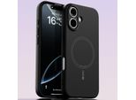 Custodia Magnetica Per Iphone 16, Compatibile Con Magsafe, In Silicone Liquido, Resistente Agli Urti E Ai Graffi Nero