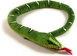 Onwomania Albero Phyton Phyton Serpente Animale 150Cm Peluche Peluche Tessuto Animale Verde