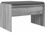 Syfax™ Panca Per Ingresso Con Cuscino Grigio Sonoma 63 X 38 X 40 Cm