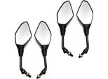 Set Di 2X Specchietti Per Moto Con Ece / Coppia Di Specchietti Retrovisori Universali # RS1